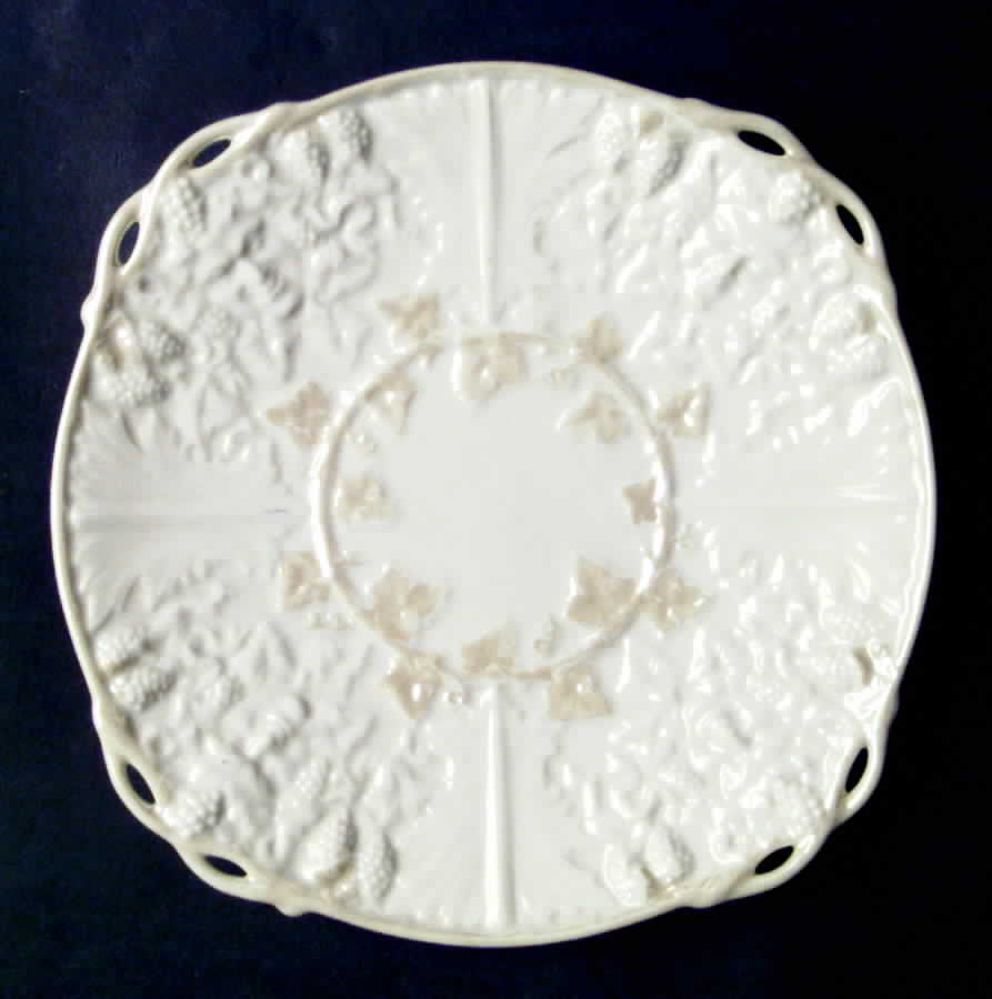 Mask (Irish) (Lustre Accent) Salad Plate by Belleek Pottery (Ireland)-1