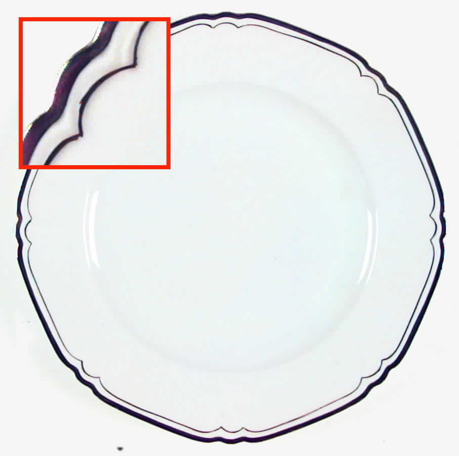 14658 Dinner Plate by Bohemia Ceramic Works-1