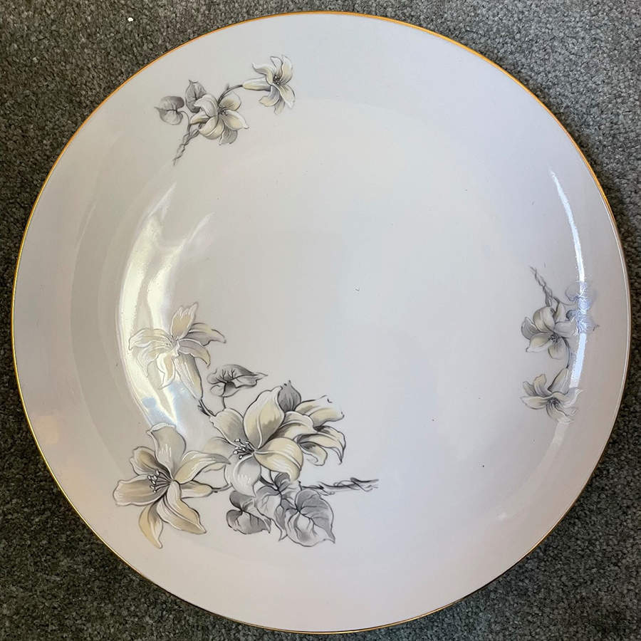 Mountain Flower Dinner Plate by Bohemia Ceramic Works-1