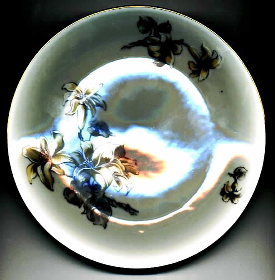 Mountain Flower Bread & Butter Plate by Bohemia Ceramic Works-1