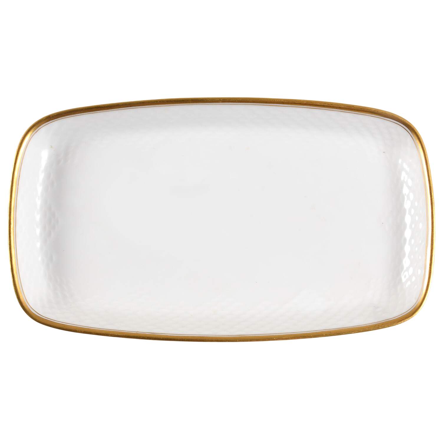 Akjaer (White Background) 10" Rectangular Tray by Bing & Grondahl-1