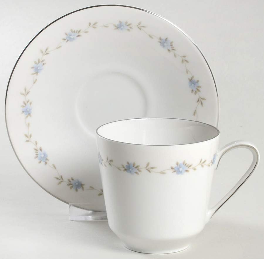 First Love (Coupe) Flat Cup & Saucer Set by Belcrest-1