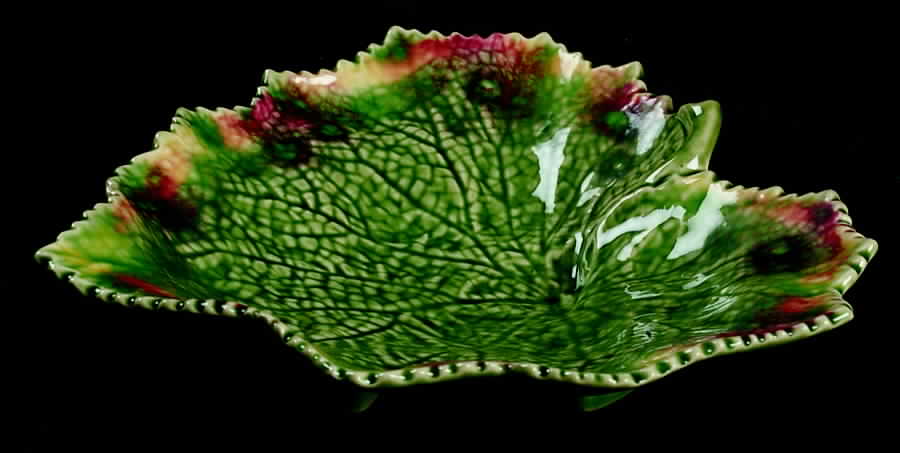 Autumn Service 7" Leaf Dish by Bordallo Pinheiro-1
