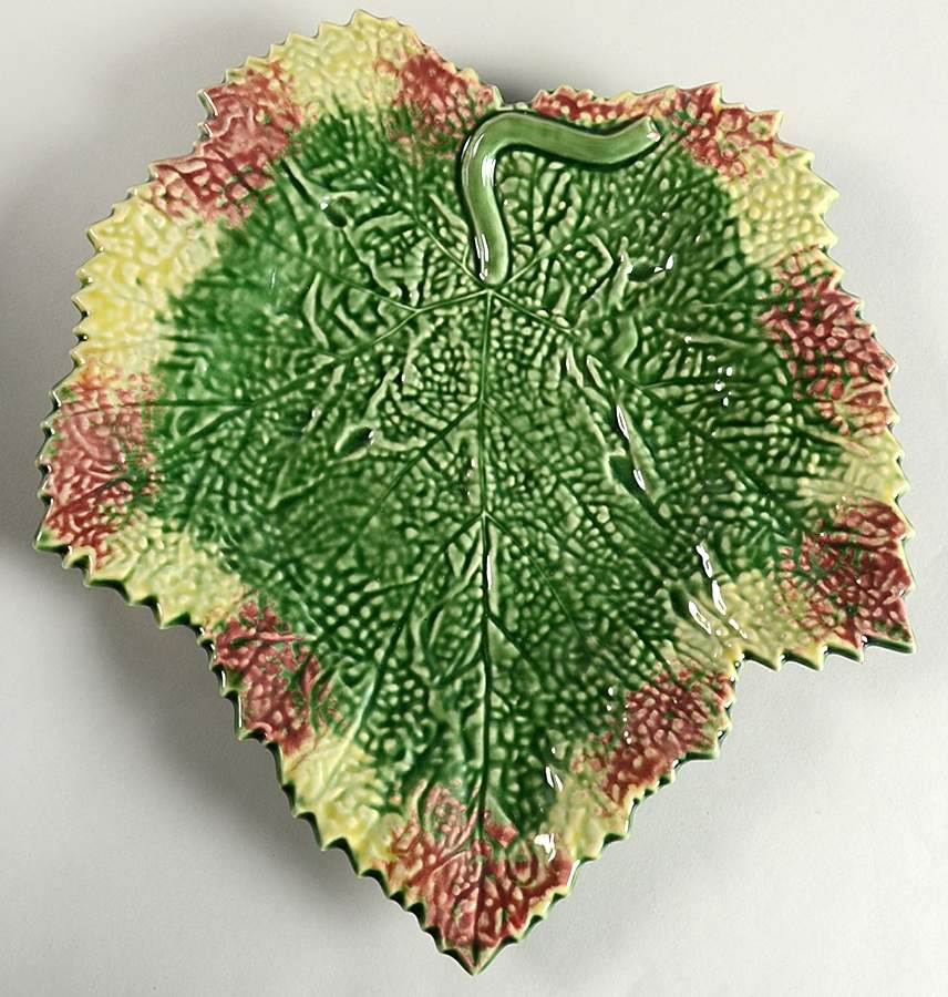 Autumn Service 12" Leaf Dish by Bordallo Pinheiro-1
