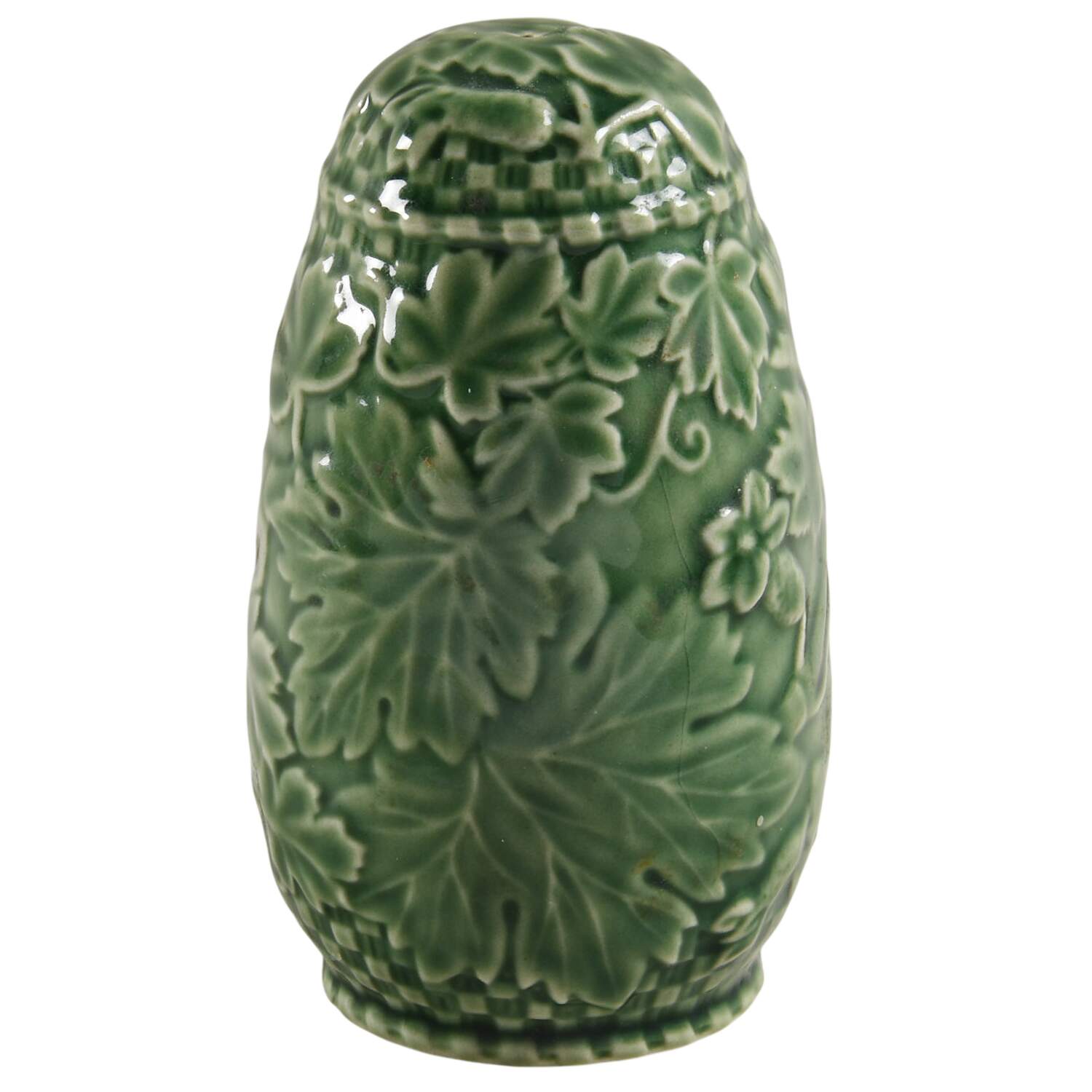 Vine Green Salt Shaker by Bordallo Pinheiro-1