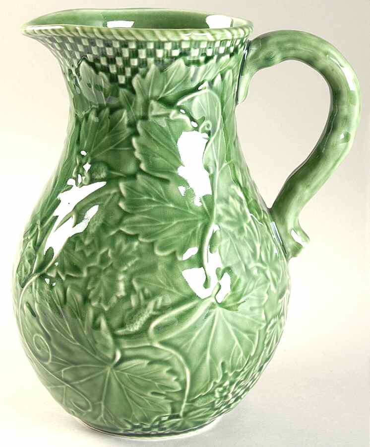 Vine Green 64 Oz Pitcher by Bordallo Pinheiro-1