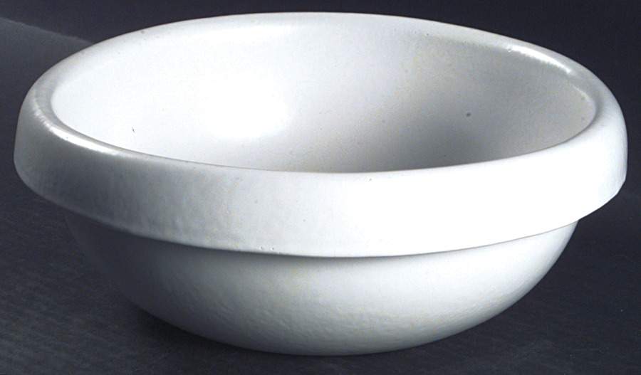 Bennington Basic White 10" Large Salad Serving Bowl by Bennington Potters-1