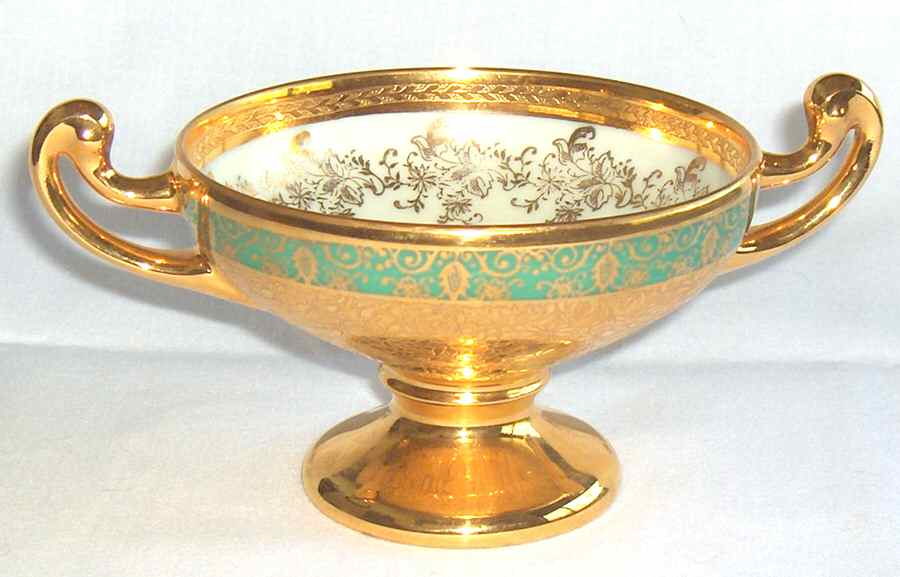 BOH263 Footed Cream Soup Bowl by Bohemia Ceramic Works-1