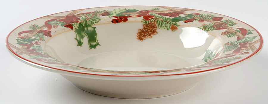 Festive Ribbon Rim Soup Bowl by Block-1