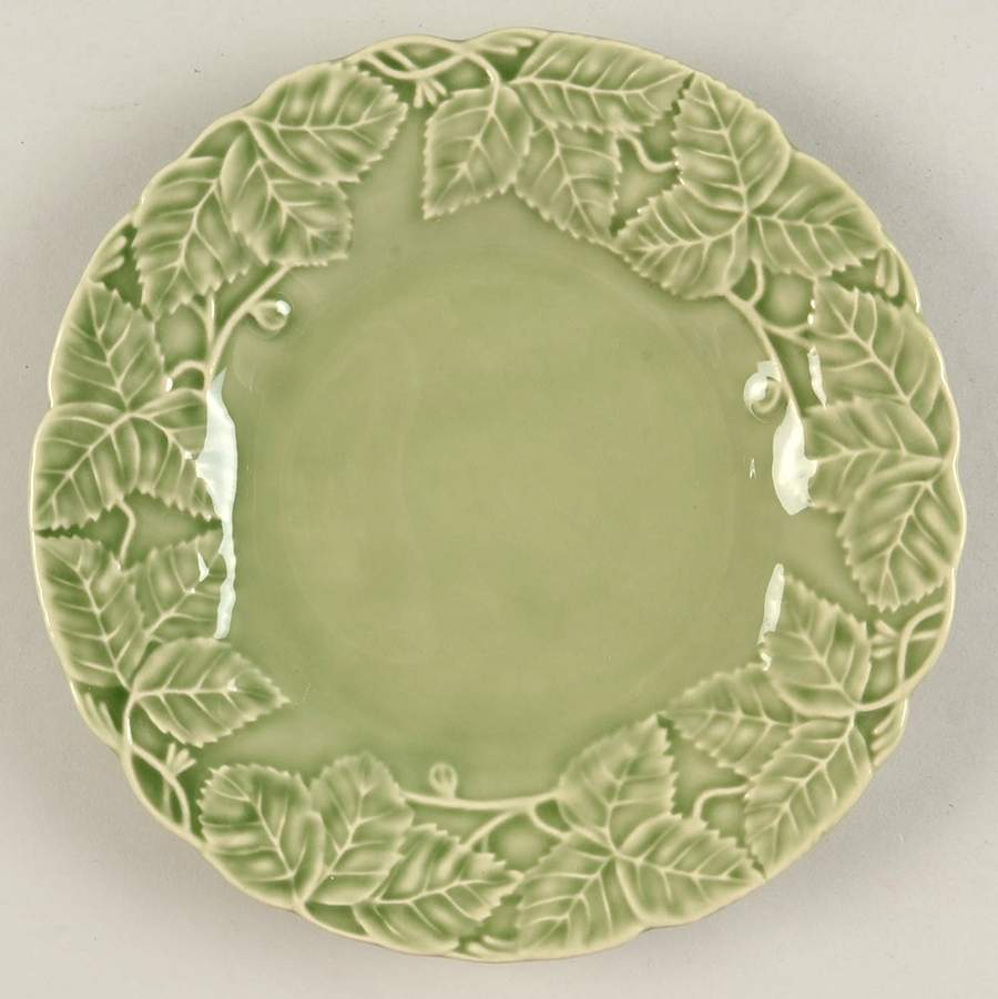 Strawberry Leaves Salad Plate by Bordallo Pinheiro-1
