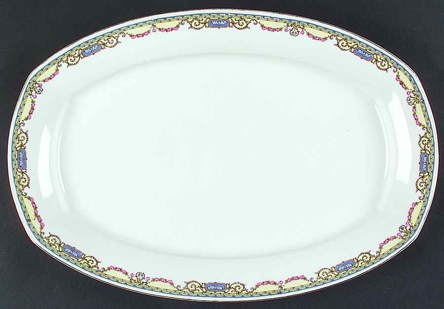 9601 16" Oval Serving Platter by Bohemia Ceramic Works-1