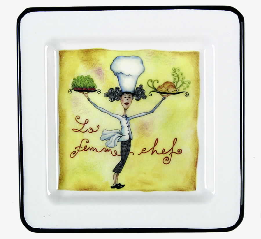 Female Chefs Salad Plate by Brunelli-1