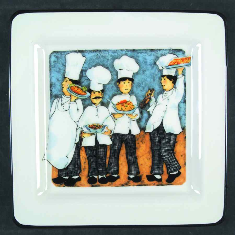 Four Chefs Dinner Plate by Brunelli-1