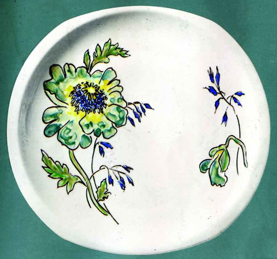 Themis Grosse Fleur Dinner Plate by Bernardaud-1