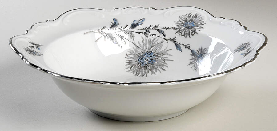 Summertime (2 Large Floral Sprays) 9" Round Vegetable Bowl by Belcrest-1