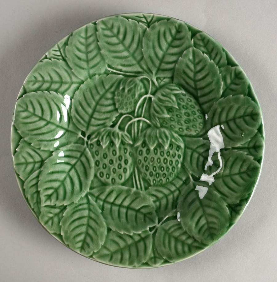 Strawberry Service Salad Plate by Bordallo Pinheiro-1