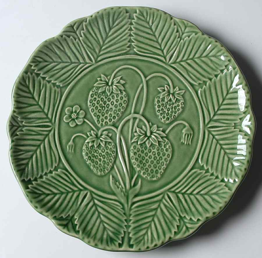 Strawberry Service Salad Plate by Bordallo Pinheiro-1