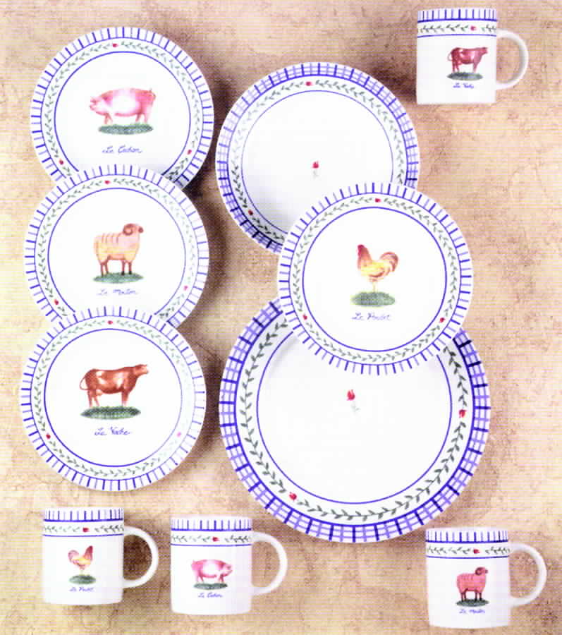 Bonjour Dinner Plate by Block-1