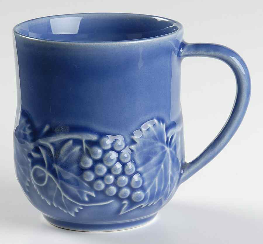 Grape Blue Mug by Bordallo Pinheiro-1