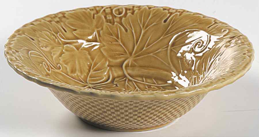 Vine Gold Coupe Soup Bowl by Bordallo Pinheiro-1