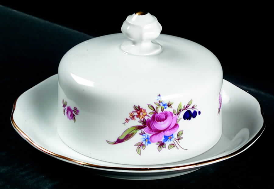 BOH140 Round Covered Butter by Bohemia Ceramic Works-1