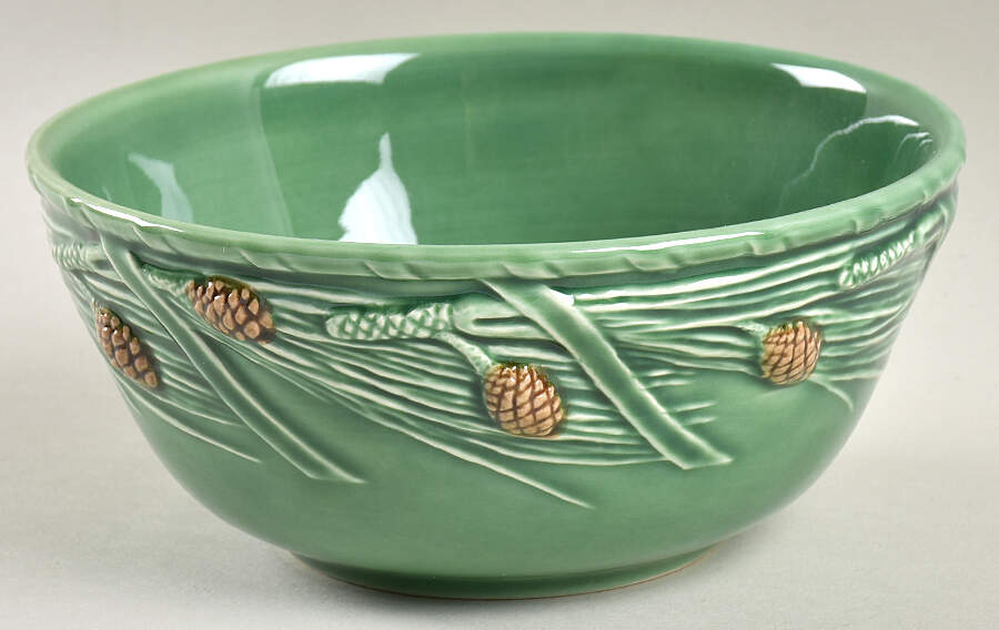 Pine Green Coupe Cereal Bowl by Bordallo Pinheiro-1