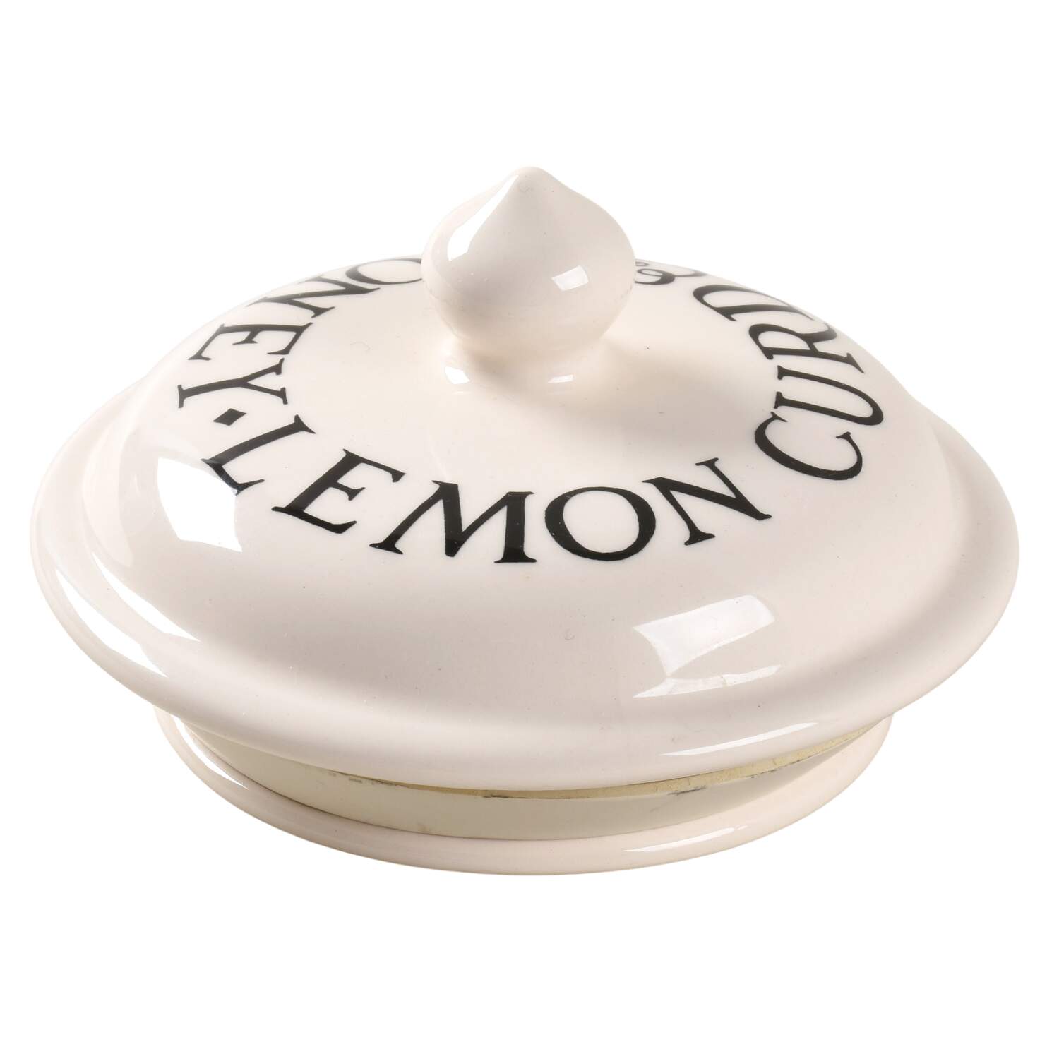 Black Toast & Marmalade Lid for Storage Jar by Emma Bridgewater-1