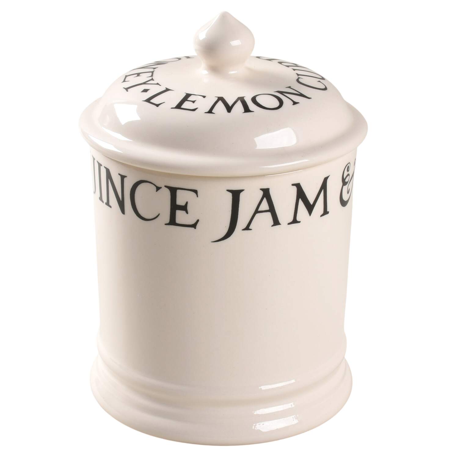 Black Toast & Marmalade Storage Jar & Lid by Emma Bridgewater-1