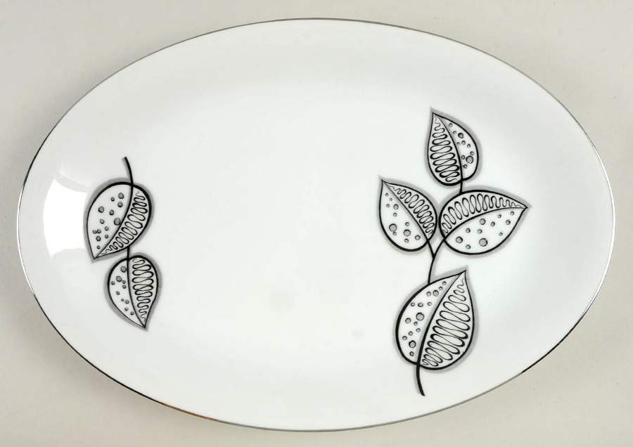 Fashion 14" Oval Serving Platter by Bellaire-1