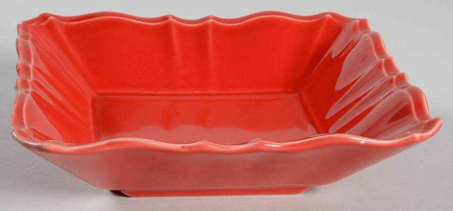 BTA2 Red Coupe Soup Bowl by Barrarte (Portugal)-1