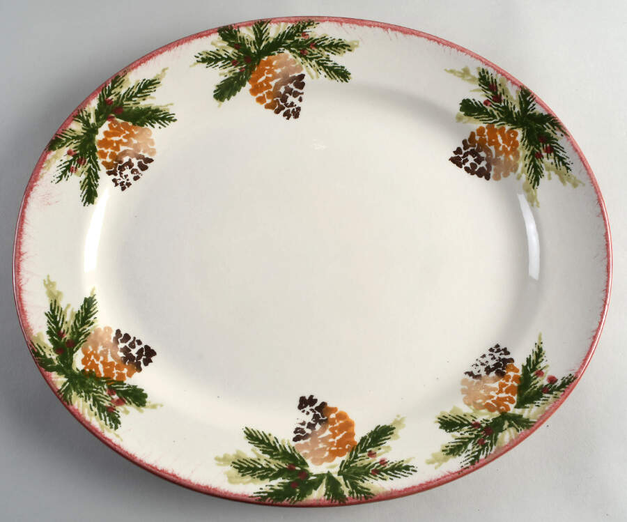 BIZ2 16" Oval Serving Platter by Bizzirri-1