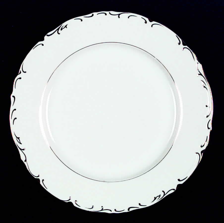 BOH158 (Platinum) Dinner Plate by Bohemia Ceramic Works-1