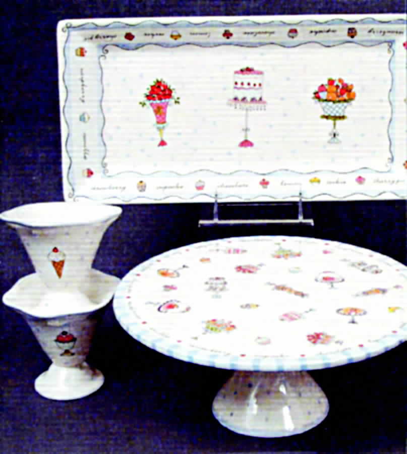 Sweet Treats Rectangular Tray by Block-1