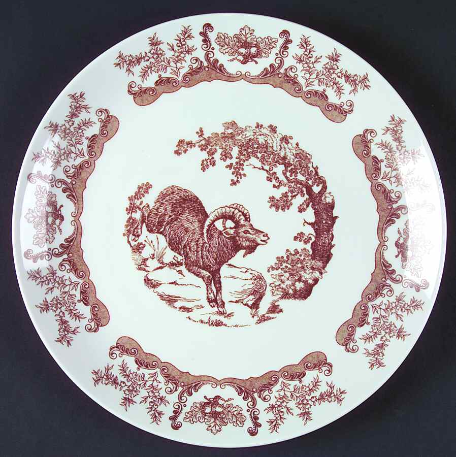 BOH163 12" Chop Plate (Round Platter) by Bohemia Ceramic Works-1