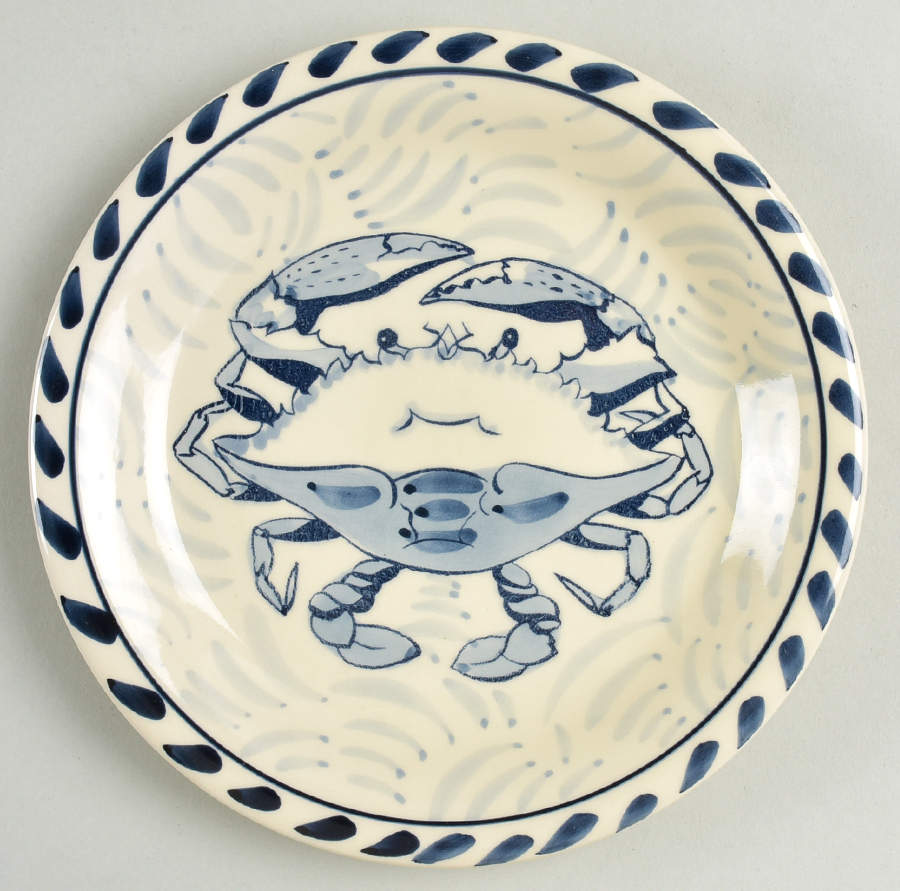 Blue Crab Bread & Butter Plate by Blue Crab Bay Co-1