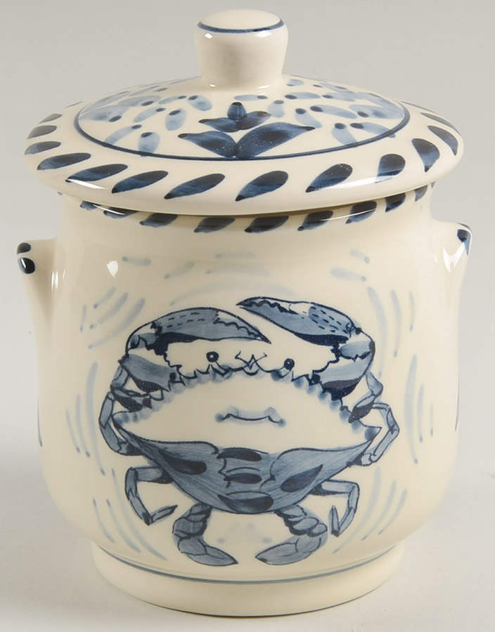 Blue Crab Sugar Bowl & Lid by Blue Crab Bay Co-1