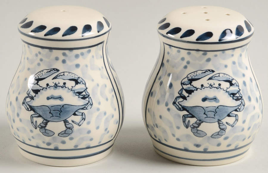 Blue Crab Salt & Pepper Set by Blue Crab Bay Co-1