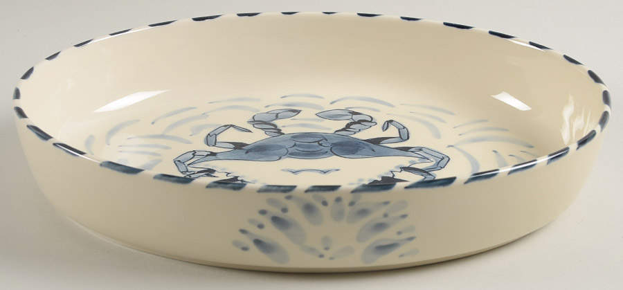 Blue Crab 10" Oval Open Casserole by Blue Crab Bay Co-1