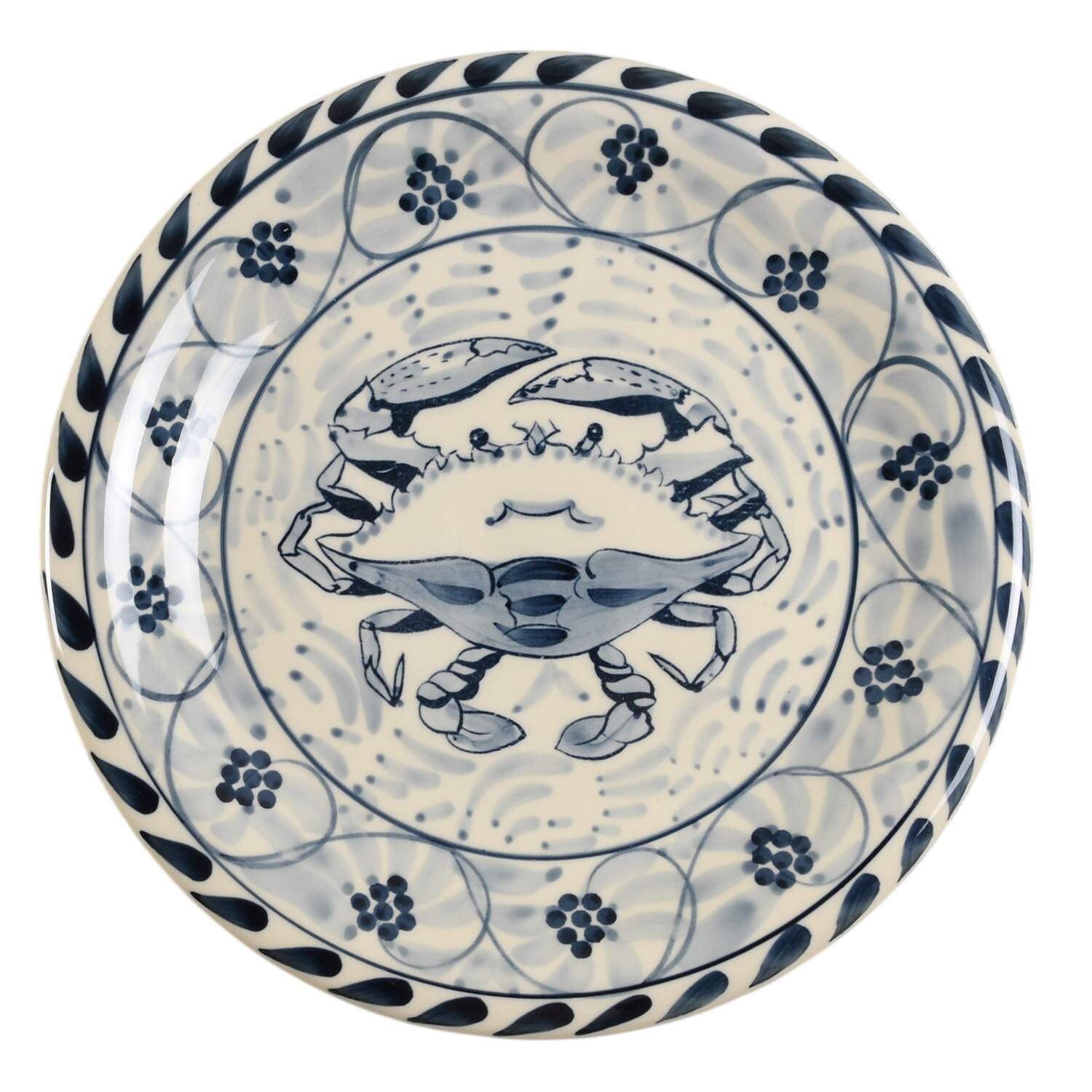 Blue Crab Salad Plate by Blue Crab Bay Co-1
