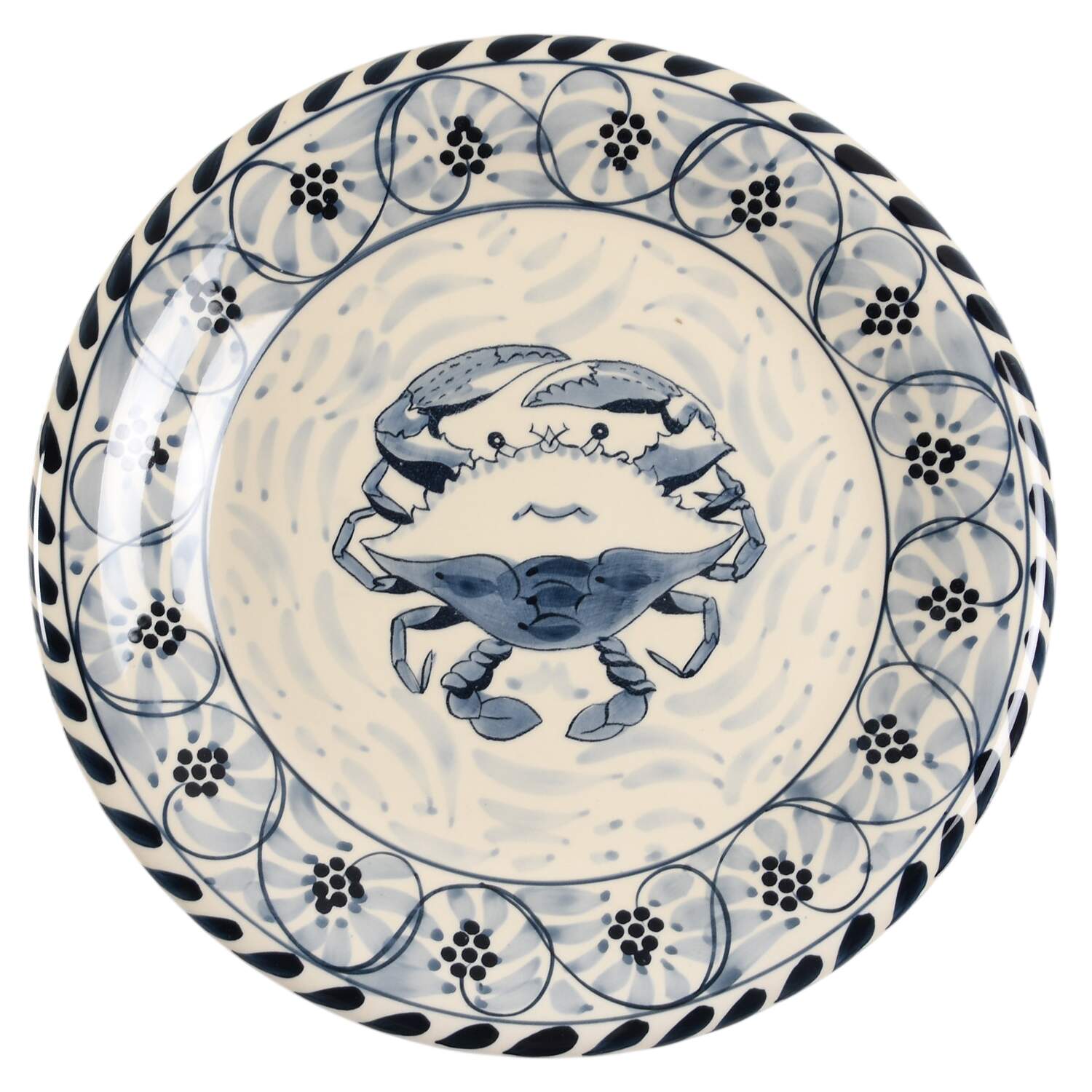 Blue Crab Dinner Plate by Blue Crab Bay Co-1