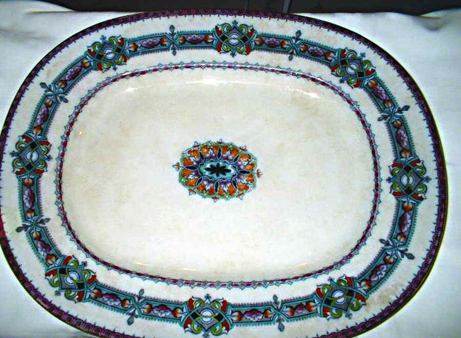 Magenta 20" Oval Serving Platter by Brownfield-1