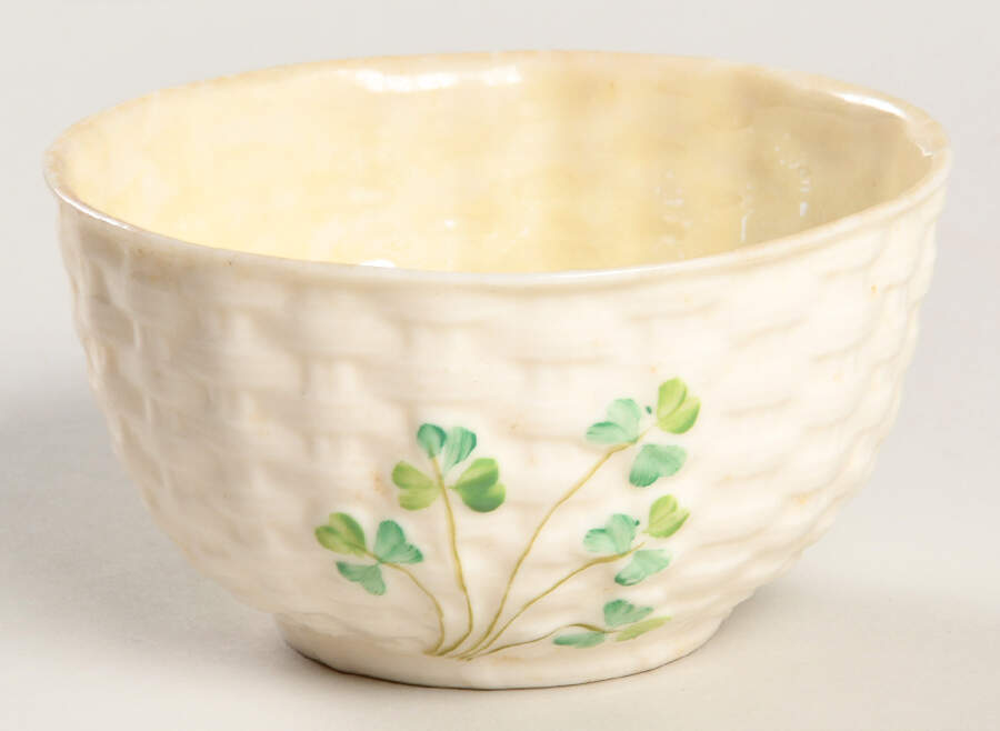 Shamrock (Older Black Backstamps) Bon Bon by Belleek Pottery (Ireland)-1