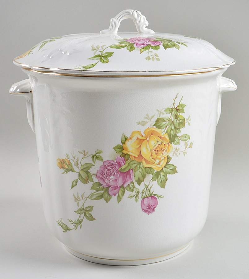 Cairo Slop Jar & Lid by Buffalo Pottery-1