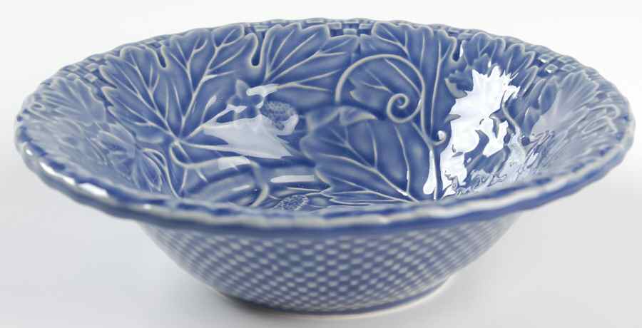 Vine Blue Coupe Soup Bowl by Bordallo Pinheiro-1