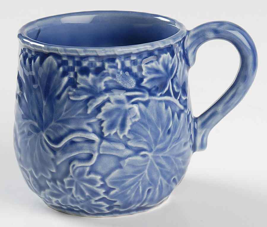 Vine Blue Mug by Bordallo Pinheiro-1