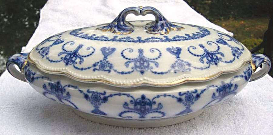 Cairo Oval Covered Vegetable by Barker & Kent (Eng)-1
