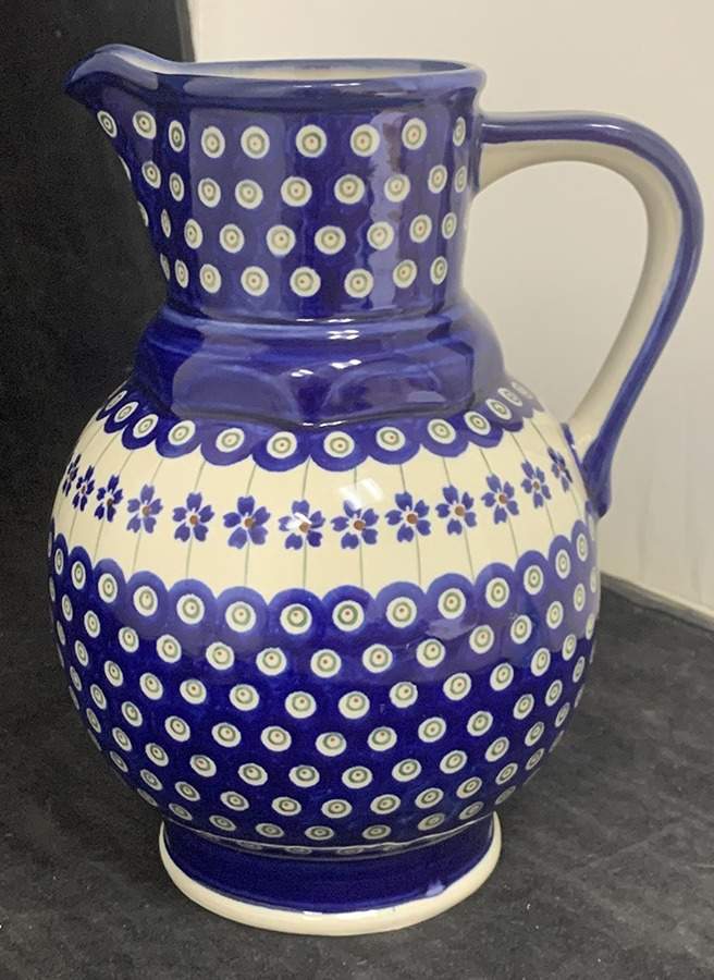 Flowering Peacock 72 Oz Pitcher by BOLESLAWIEC-1