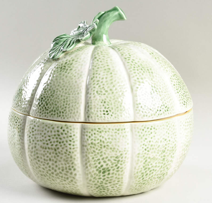 Melon Bowls Tureen &  Lid by Bordallo Pinheiro-1