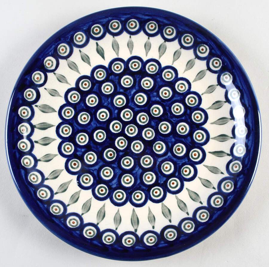Peacock Dinner Plate by BOLESLAWIEC-1