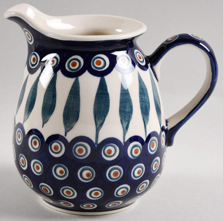 Peacock 32 Oz Pitcher by BOLESLAWIEC-1
